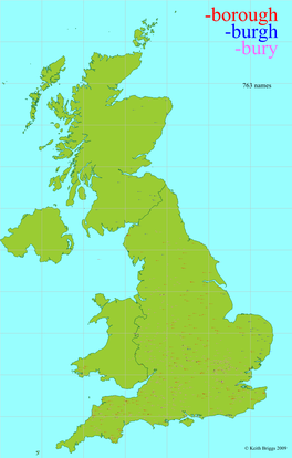 'Borough', 'Burgh', 'Bury'