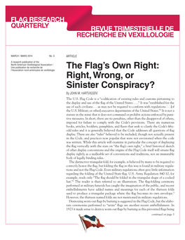 Flag Research Quarterly, March 2014, No. 5