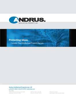 Protecting Ideas. Consider Your Intellectual Property Secure