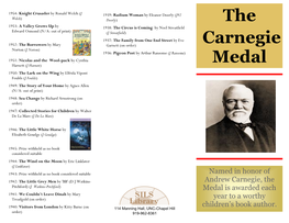 The Carnegie Medal