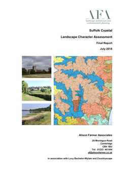 Suffolk Coastal Landscape Character Assessment Final Report