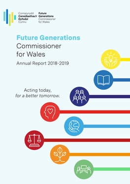 Future Generations Commissioner for Wales Annual Report 2018-2019