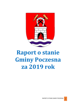 Raport O Stanie Gminy Poczesna Za 2019 Rok