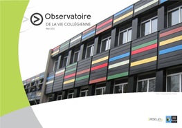 Observatoire DE LA VIE COLLÉGIENNE Mai 2012