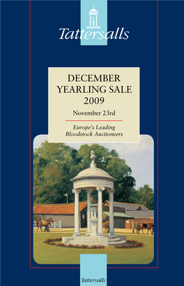 Tattersalls December Yearling Sale 2009