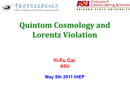 Quintom Cosmology and Lorentz Violation