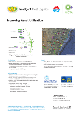 Improved Asset Utilisation Brochure