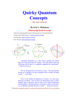 Quirky Quantum Concepts the Anti-Textbook*