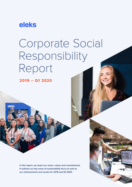 Corporate Social Responsibility Report