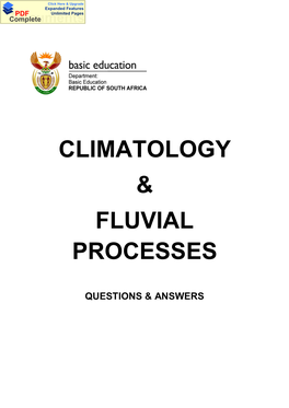 Climatology & Fluvial Processes