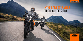 Ktm Street Range Tech Guide 2018 Intro the Ride of Your Life …But How Does It Happen?