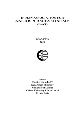 Indian Association for Angiosperm Taxonomy (Iaat)