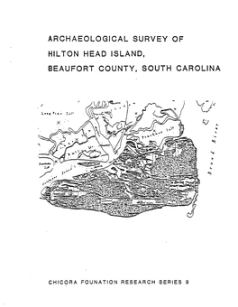 Archaeological Survey of Hilton Head Island, Beaufort County, South Carolina