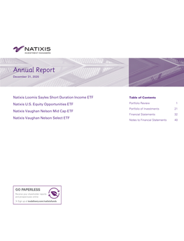 Annual Report December 31, 2020