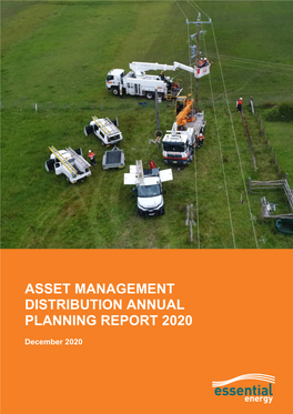 Asset Management Distribution Annual Planning Report 2020