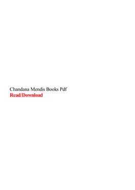 Chandana Mendis Books Pdf