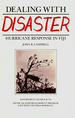 Dealing with Disaster : Hurricane Response in Fiji