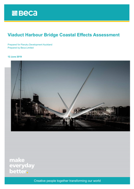 Viaduct Harbour Bridge Coastal Effects Assessment