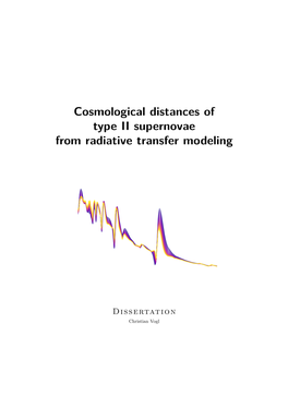 Cosmological Distances of Type II Supernovae from Radiative Transfer Modeling