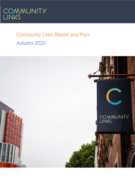 Community Links Report and Plan: Autumn 2020
