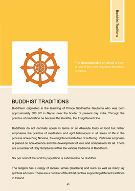 Buddhist Traditions