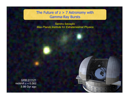 The Future of Z > 7 Astronomy with Gamma-Ray Bursts