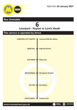 HUYTON Bus Station