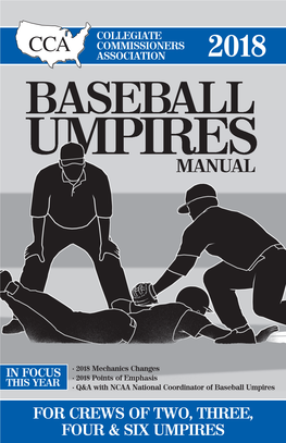 CCA Baseball Manual