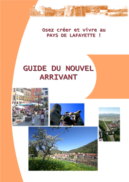 Guide Du Nouvel Arrivant