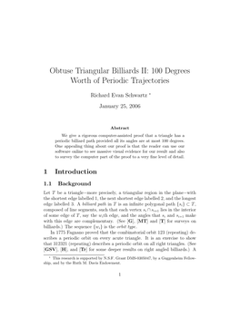 Obtuse Triangular Billiards II: 100 Degrees Worth of Periodic Trajectories