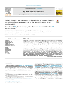 Ecological Fidelity and Spatiotemporal Resolution of Arthropod Death