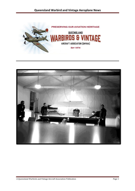 Queensland Warbird and Vintage Aeroplane News