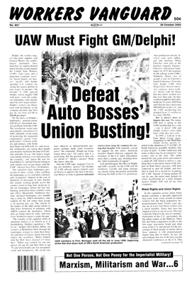 UAW Must Fight GM/Delphi!