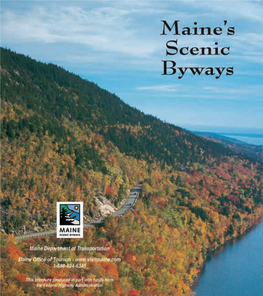 Maine's Scenic Byways Brochure