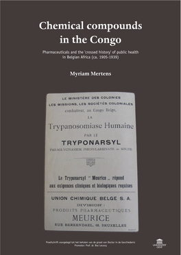 Chemical Compounds in the Congo