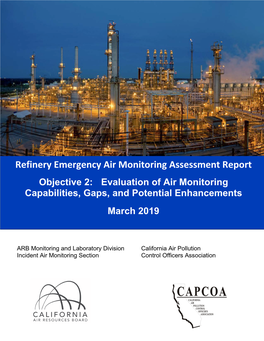 Refinery Emergency Air Monitoring Assessment Report