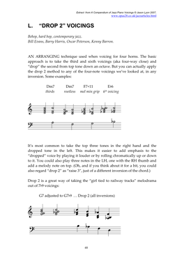 Voicings Sample Pages