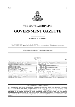 Government Gazette (SA)