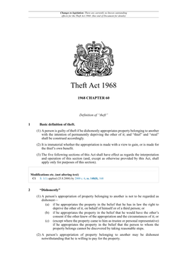 Theft Act 1968