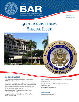 50Th Anniversary Special Issue
