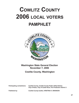 Local Voters Pamplet 2006 FINAL.Pmd