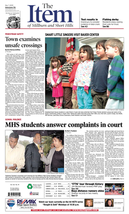 MHS Students Answer Complaints in Court