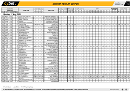 Midweek Regular Coupon 14/05/2021 11:26 1 / 3