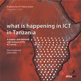 Understanding What Is Happening in ICT in Tanzania