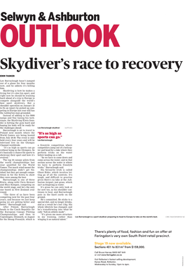 Skydiver's Race to Recovery
