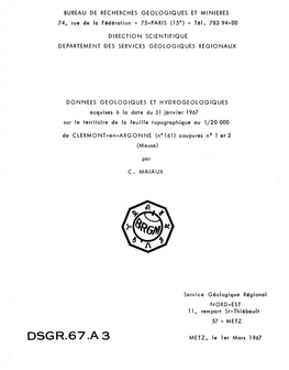 Région De DOMBASLE-En Argonne Echelle