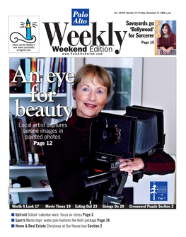 Weekend Edition an Eye for Beauty Local Artist Captures Serene Images in Painted Photos Page 12