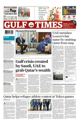 Gulf Crisis Created by Saudi, UAE to Grab Qatar's Wealth