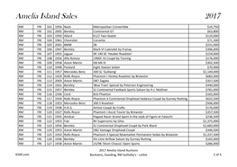 Amelia Island Sales 2017