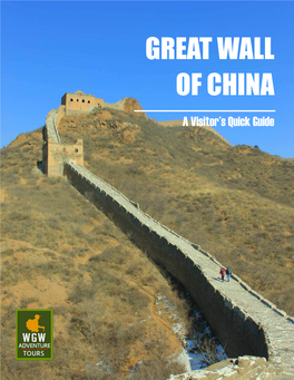 Download Free Ebook of Great Wall of China Visitor's Quick Guide